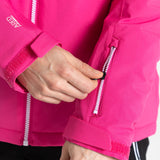 Dare 2b Women's Carving Ski Jacket Black/Ebony Grey / X-Small-Black/Ebony Grey / Small-Black/Ebony Grey / Medium-Black/Ebony Grey / Large-Black/Ebony Grey / X-Large #- 53 Degrees North 