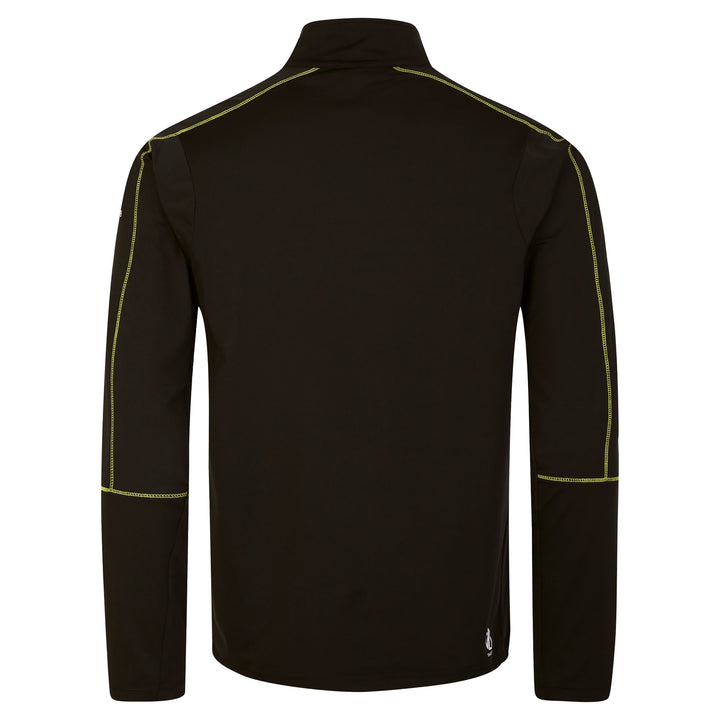 Men's Dignify II Core Stretch Midlayer Top #color_black-neon-spring