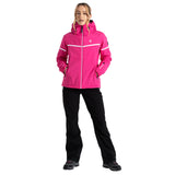 Dare 2b Women's Carving Ski Jacket Black/Ebony Grey / X-Small-Black/Ebony Grey / Small-Black/Ebony Grey / Medium-Black/Ebony Grey / Large-Black/Ebony Grey / X-Large #- 53 Degrees North 