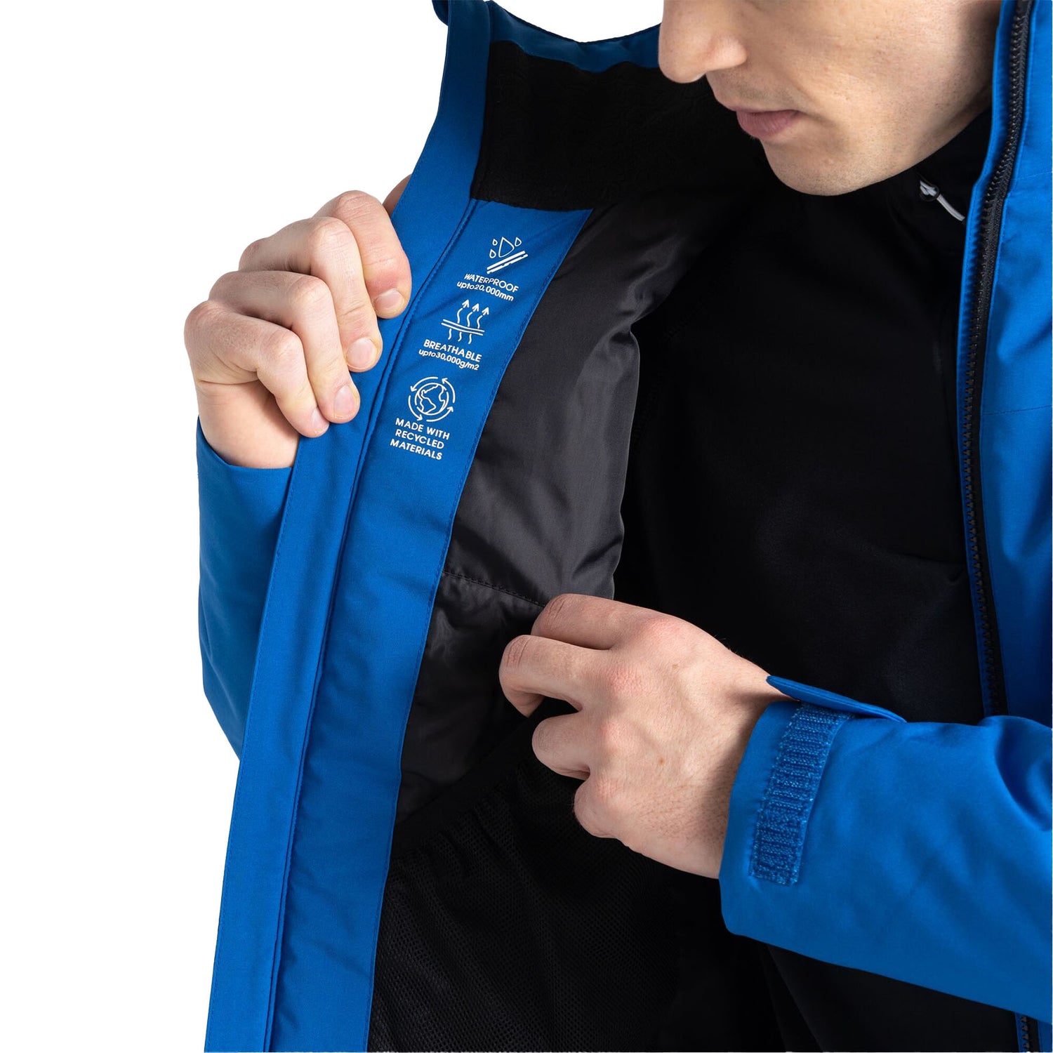 Dare 2b Men's Eagle Jacket Black / X-Small-Black / Small-Black / Medium-Black / Large-Black / X-Large #- 53 Degrees North 