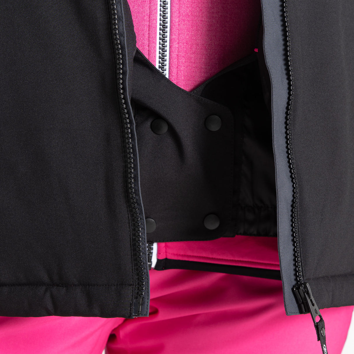 Dare 2b Women's Carving Ski Jacket Black/Ebony Grey / X-Small-Black/Ebony Grey / Small-Black/Ebony Grey / Medium-Black/Ebony Grey / Large-Black/Ebony Grey / X-Large #- 53 Degrees North 