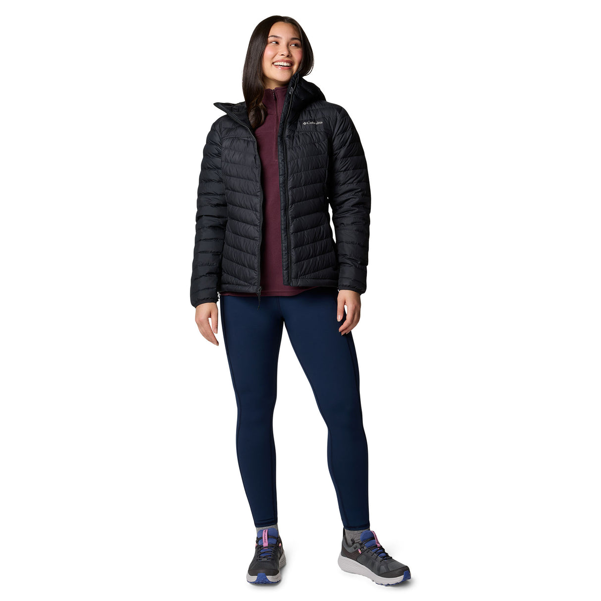 Columbia Women's Westridge Hooded Down Jacket Black / X-Small-Black / Small-Black / Medium-Black / Large-Black / X-Large #- 53 Degrees North 