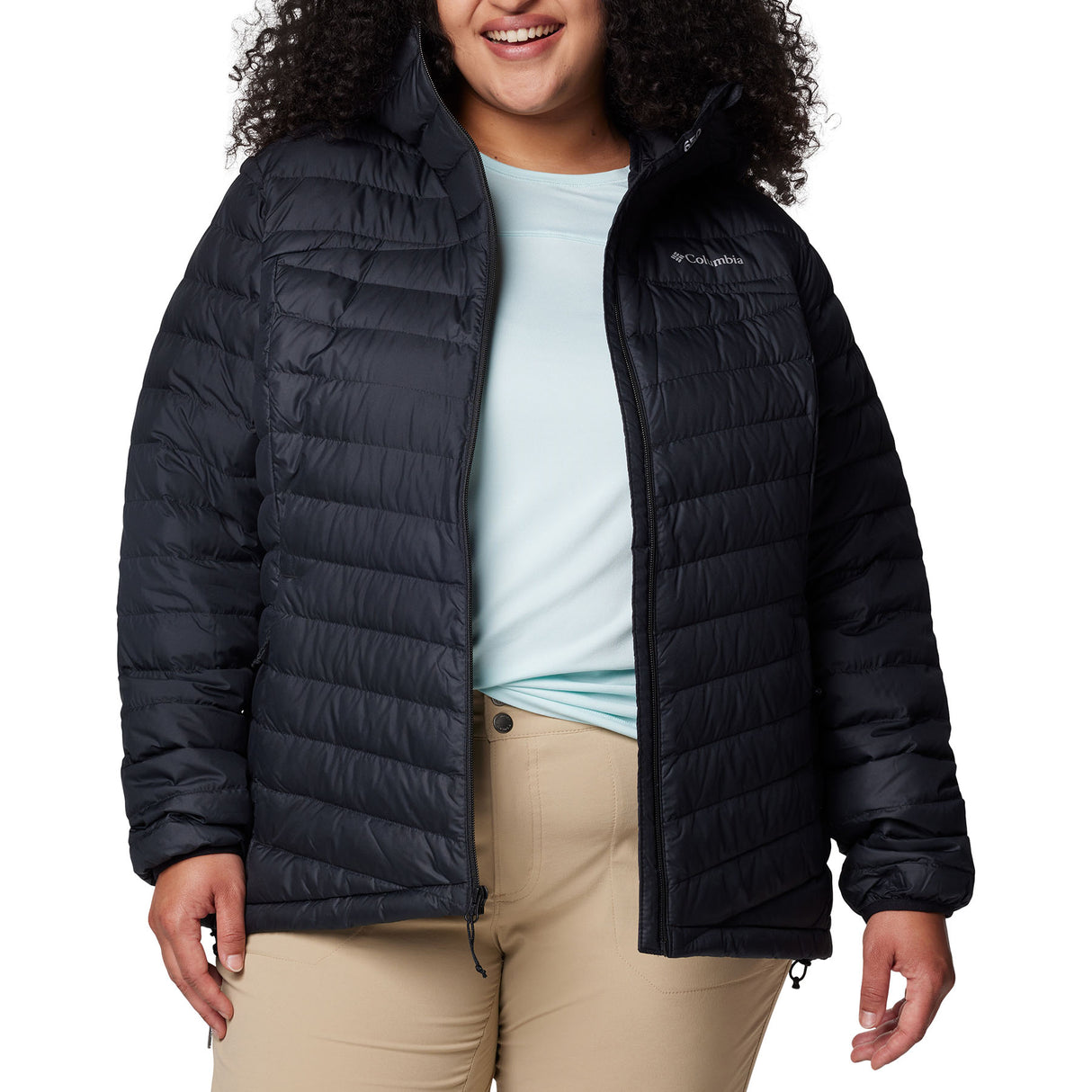 Columbia Women's Westridge Hooded Down Jacket Black / X-Small-Black / Small-Black / Medium-Black / Large-Black / X-Large #- 53 Degrees North 