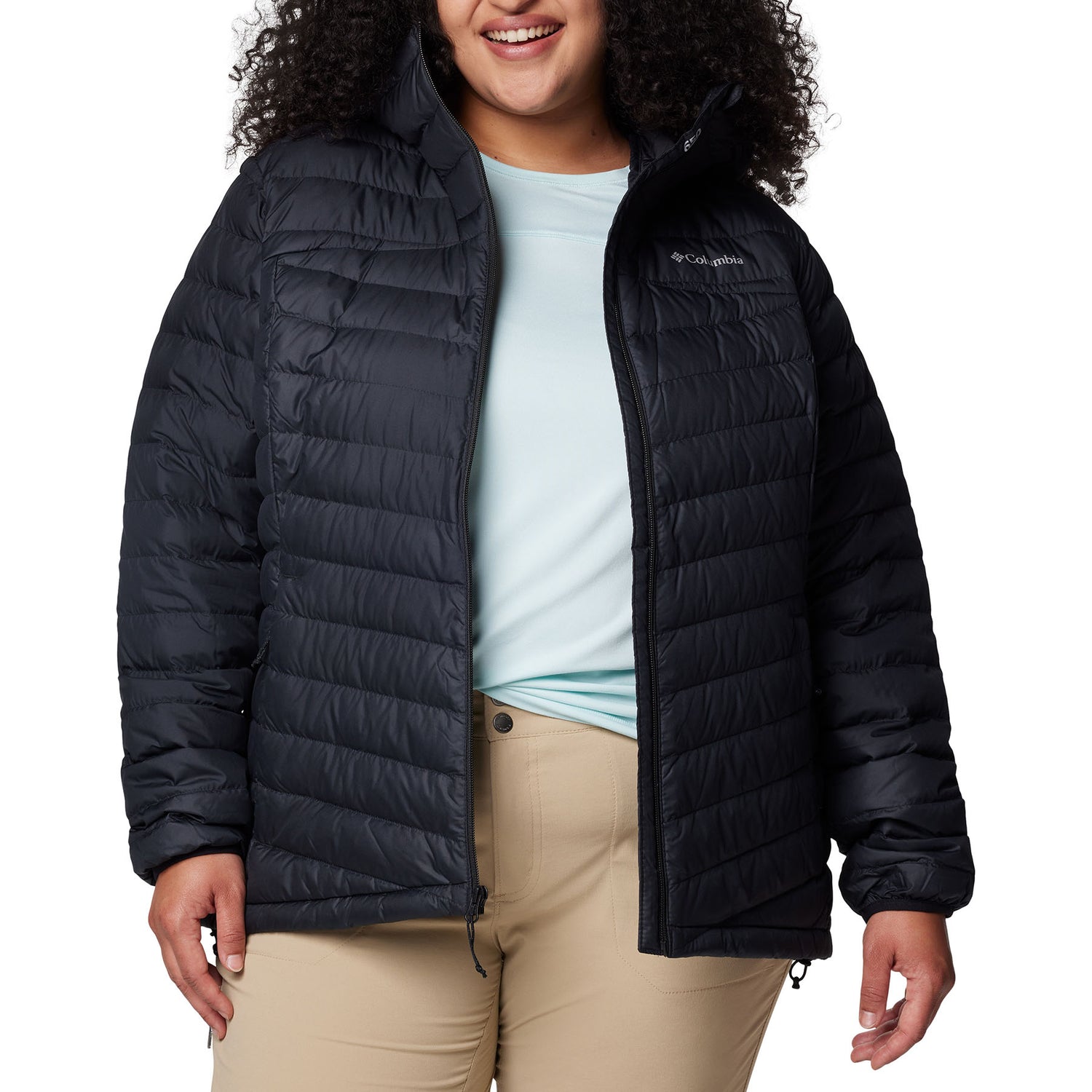 Columbia Women's Westridge Hooded Down Jacket Black / X-Small-Black / Small-Black / Medium-Black / Large-Black / X-Large #- 53 Degrees North 