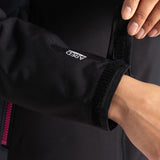 Dare 2b Women's Carving Ski Jacket Black/Ebony Grey / X-Small-Black/Ebony Grey / Small-Black/Ebony Grey / Medium-Black/Ebony Grey / Large-Black/Ebony Grey / X-Large #- 53 Degrees North 