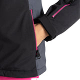 Dare 2b Women's Carving Ski Jacket Black/Ebony Grey / X-Small-Black/Ebony Grey / Small-Black/Ebony Grey / Medium-Black/Ebony Grey / Large-Black/Ebony Grey / X-Large #- 53 Degrees North 