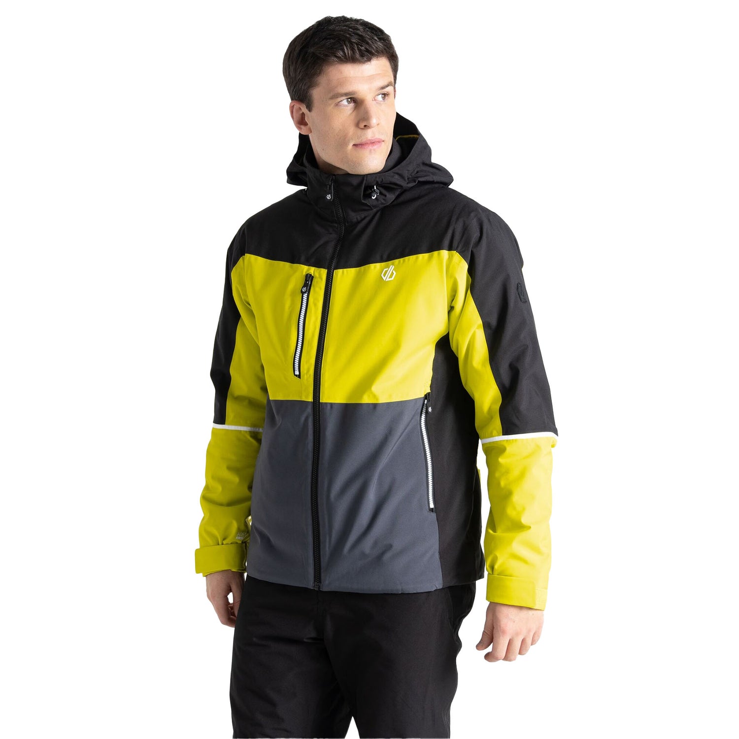 Dare 2B Men's Eagle Jacket #color_neon-spring-black