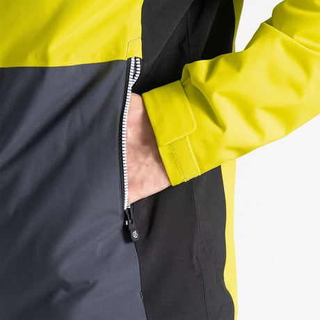 Dare 2B Men's Eagle Jacket #color_neon-spring-black