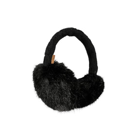 Barts Adjustable Faux Fur Earmuffs Black-Sand-Heather Brown #- 53 Degrees North 