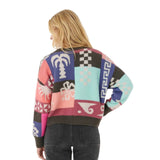 Ripcurl Women's Keepsakes Jacquard Cardigan Pink / X-Small-Pink / Small-Pink / Medium-Pink / Large-Pink / X-Large #- 53 Degrees North 