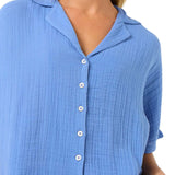 Ripcurl Women's Premium Surf Shirt Blue / X-Small-Blue / Small-Blue / Medium-Blue / Large-Blue / X-Large #- 53 Degrees North 