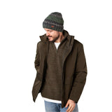 Barts Akotan Beanie Navy-Ochre-Dark Heather-Denim-Green #- 53 Degrees North 