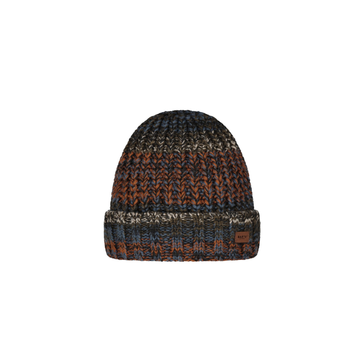 Barts Akotan Beanie Navy-Ochre-Dark Heather-Denim-Green #- 53 Degrees North 