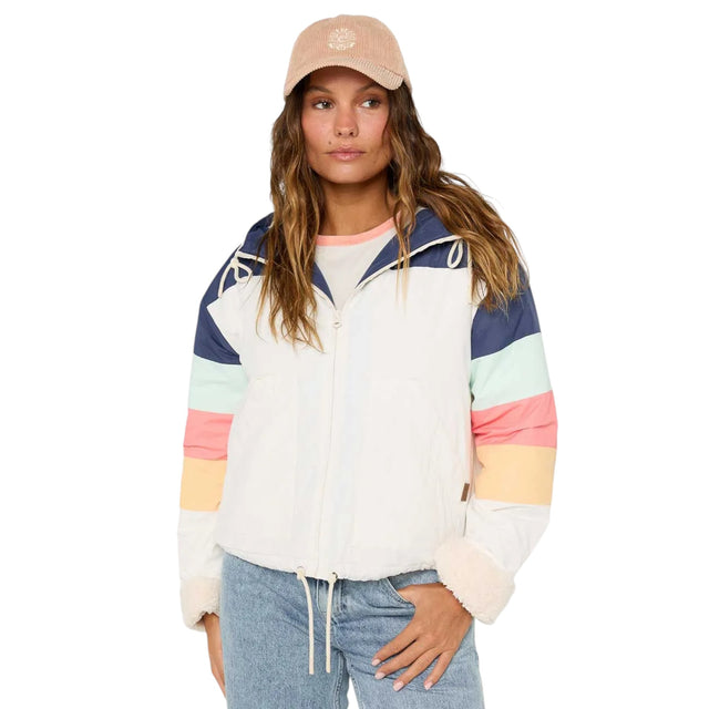 Ripcurl Women's Keepsakes Bomber Jacket Navy / X-Small-Navy / Small-Navy / Medium-Navy / Large-Navy / X-Large #- 53 Degrees North 