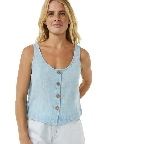 Ripcurl Women's Classic Surf Tank II Blue / X-Small-Blue / Small-Blue / Medium-Blue / Large-Blue / X-Large #- 53 Degrees North 