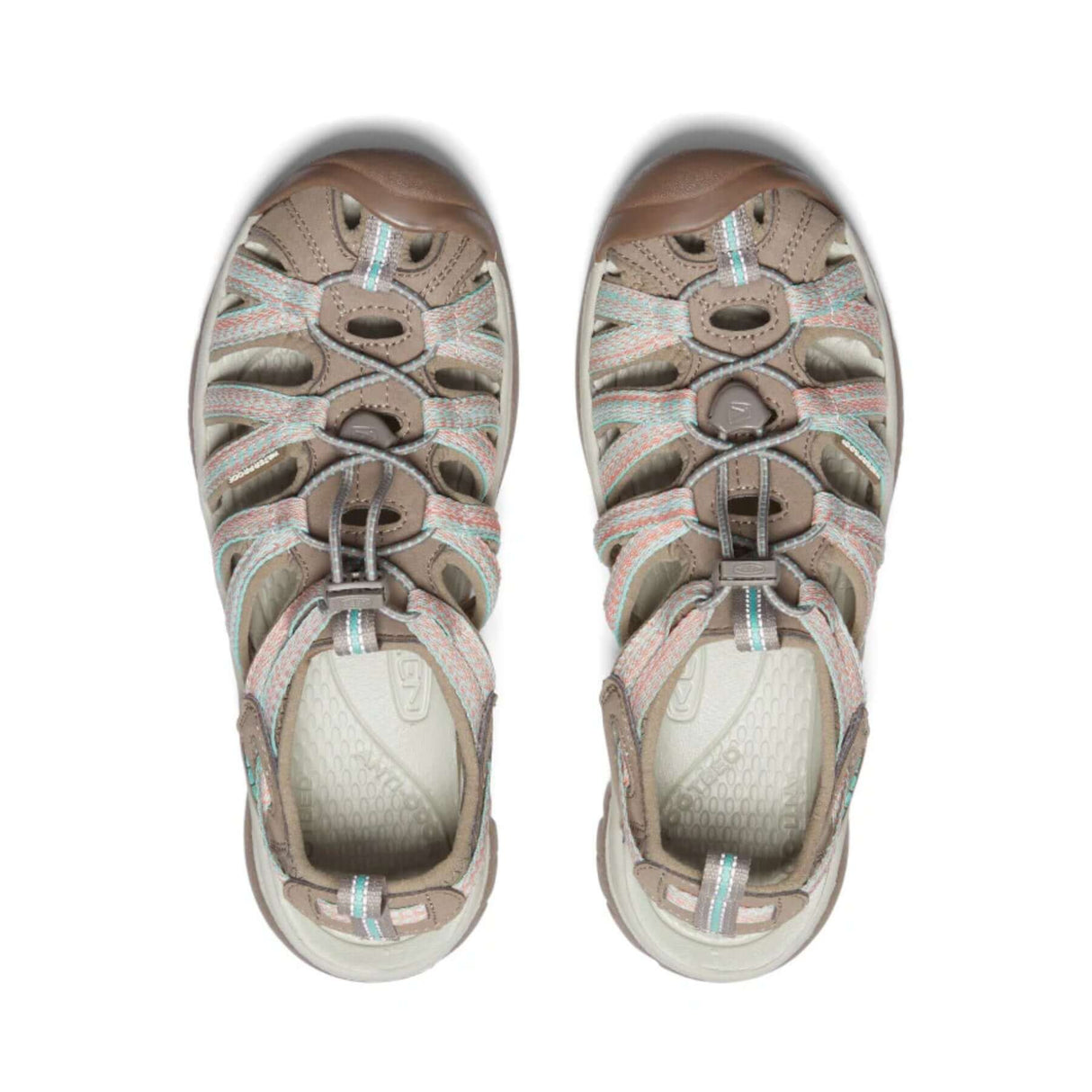 Keen Women's Whisper Sandals Taupe/Coral / 4-Taupe/Coral / 5-Taupe/Coral / 6-Taupe/Coral / 7-Taupe/Coral / 8 #- 53 Degrees North 