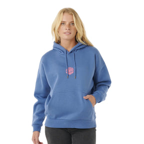 Ripcurl Women's Icons Of Surf Heritage Hoodie Moonlight Blue / X-Small-Moonlight Blue / Small-Moonlight Blue / Medium-Moonlight Blue / Large-Moonlight Blue / X-Large #- 53 Degrees North 