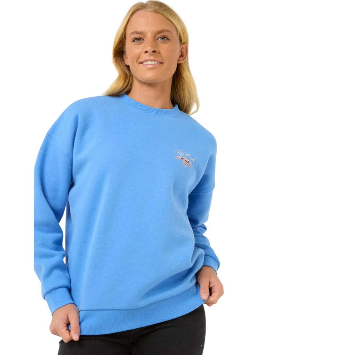 Ripcurl Women's Hibiscus Diamond Heritage Crew Pink / X-Small-Pink / Small-Pink / Medium-Pink / Large-Pink / X-Large #- 53 Degrees North 