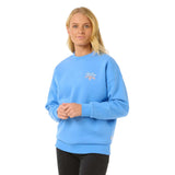 Ripcurl Women's Hibiscus Diamond Heritage Crew Pink / X-Small-Pink / Small-Pink / Medium-Pink / Large-Pink / X-Large #- 53 Degrees North 