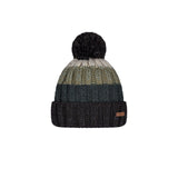 Barts Wilhelm Beanie Charcoal-Yellow-Cedar-Blue-Burgundy #- 53 Degrees North 