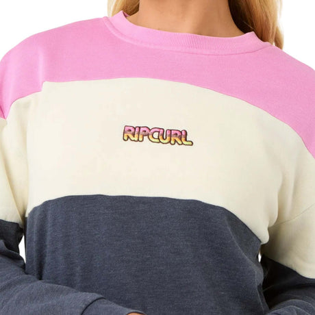 Ripcurl Women's Las Dalias Colourblock Crew Navy / X-Small-Navy / Small-Navy / Medium-Navy / Large-Navy / X-Large #- 53 Degrees North 