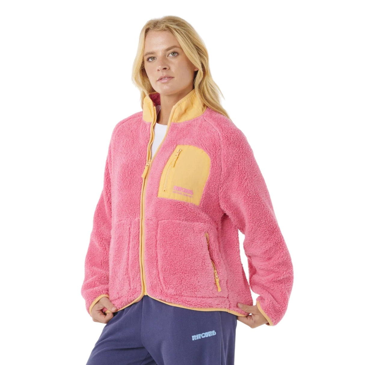 Ripcurl Women's Shore Break Polar Fleece Pink / X-Small-Pink / Small-Pink / Medium-Pink / Large-Pink / X-Large #- 53 Degrees North 