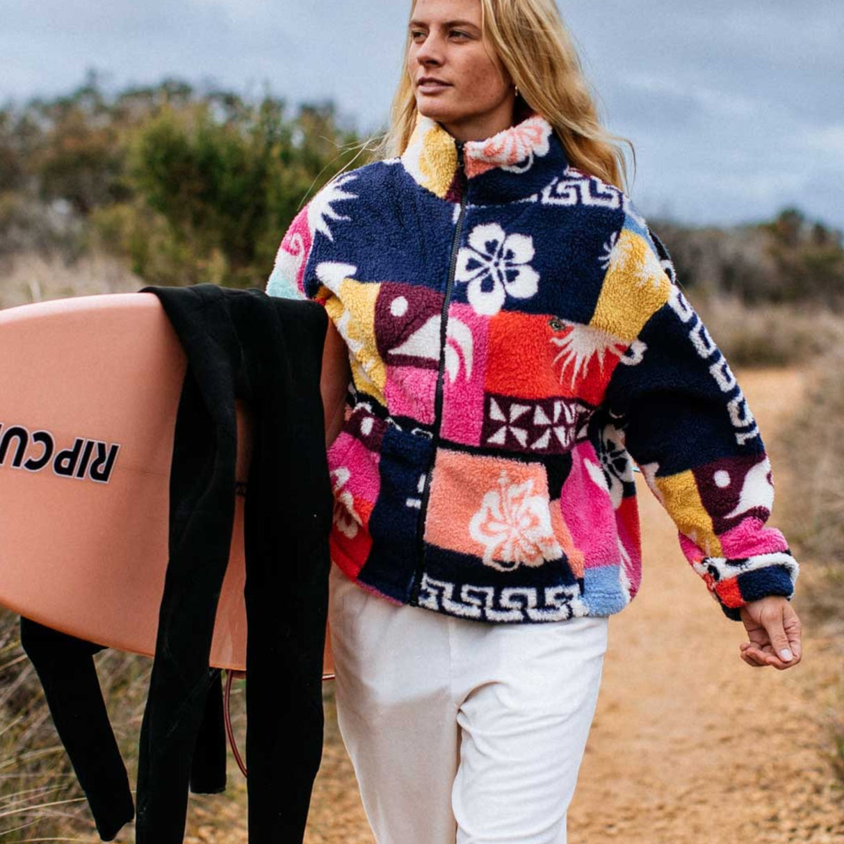 Ripcurl Women's Keepsakes Polar Fleece Multico / X-Small-Multico / Small-Multico / Medium-Multico / Large-Multico / X-Large #- 53 Degrees North 