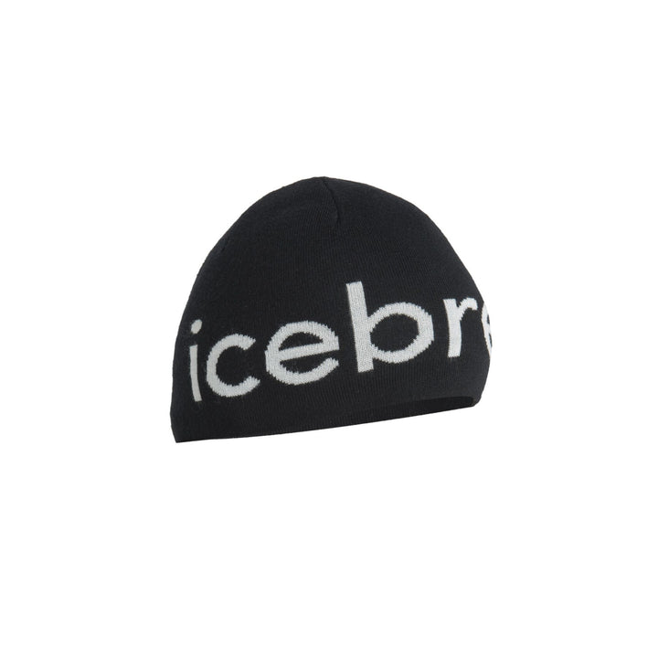 Icebreaker Unisex Icebreaker Beanie #color_black-ecru-heather