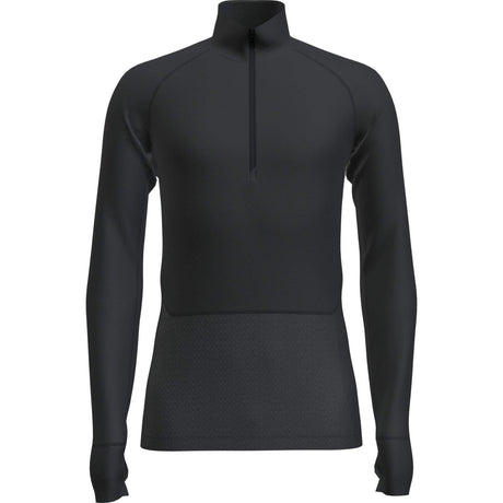 Icebreaker Men's Merino Blend 125 Zoneknit Long Sleeve Half Zip Black / Small-Black / Medium-Black / Large-Black / X-Large-Black / XX-Large #- 53 Degrees North 