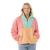 Ripcurl Women's Block Party Polar Fleece Pink / X-Small-Pink / Small-Pink / Medium-Pink / Large-Pink / X-Large #- 53 Degrees North 