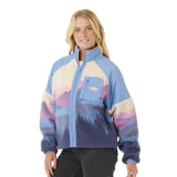 Ripcurl Women's Oceanic Anti Series Zip Thru Polar Fleece Jacket Multico / X-Small-Multico / Small-Multico / Medium-Multico / Large #- 53 Degrees North 
