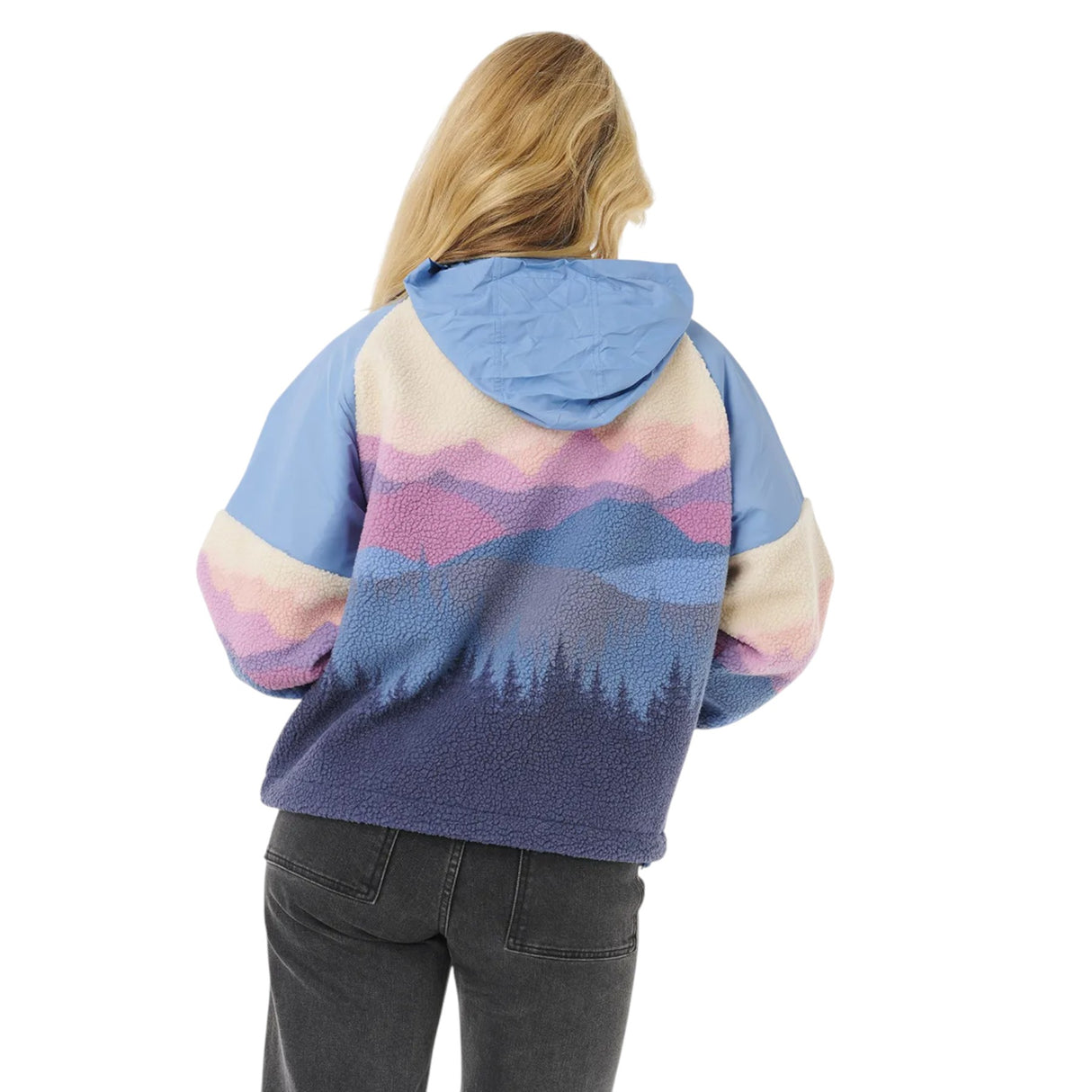 Ripcurl Women's Oceanic Anti Series Zip Thru Polar Fleece Jacket Multico / X-Small-Multico / Small-Multico / Medium-Multico / Large #- 53 Degrees North 