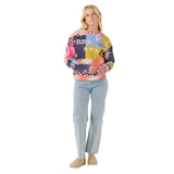 Ripcurl Women's Keepsakes Fleece Crew Shirt Multico / X-Small-Multico / Small-Multico / Medium-Multico / Large-Multico / X-Large #- 53 Degrees North 