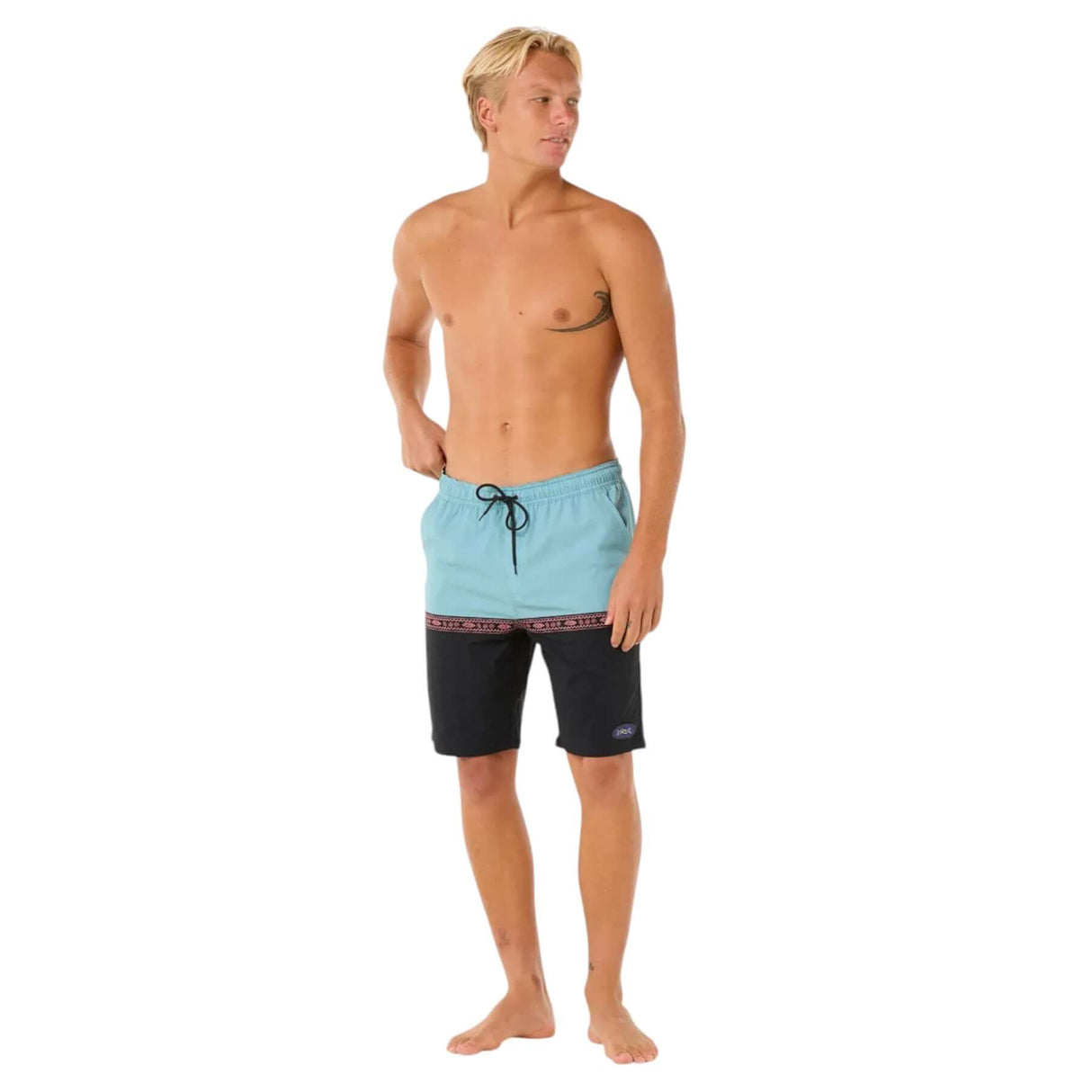 Ripcurl Men's Raw Energy Split Volley Shorts Black / Small-Black / Medium-Black / Large-Black / X-Large-Wild Berry / Small #- 53 Degrees North 