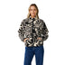 Women's Party Wave Polar Allover Zip Through Fleece