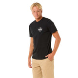 Ripcurl Men's Staple T-Shirt Black / Small-Black / Medium-Black / Large-Black / X-Large-Bone / Small #- 53 Degrees North 