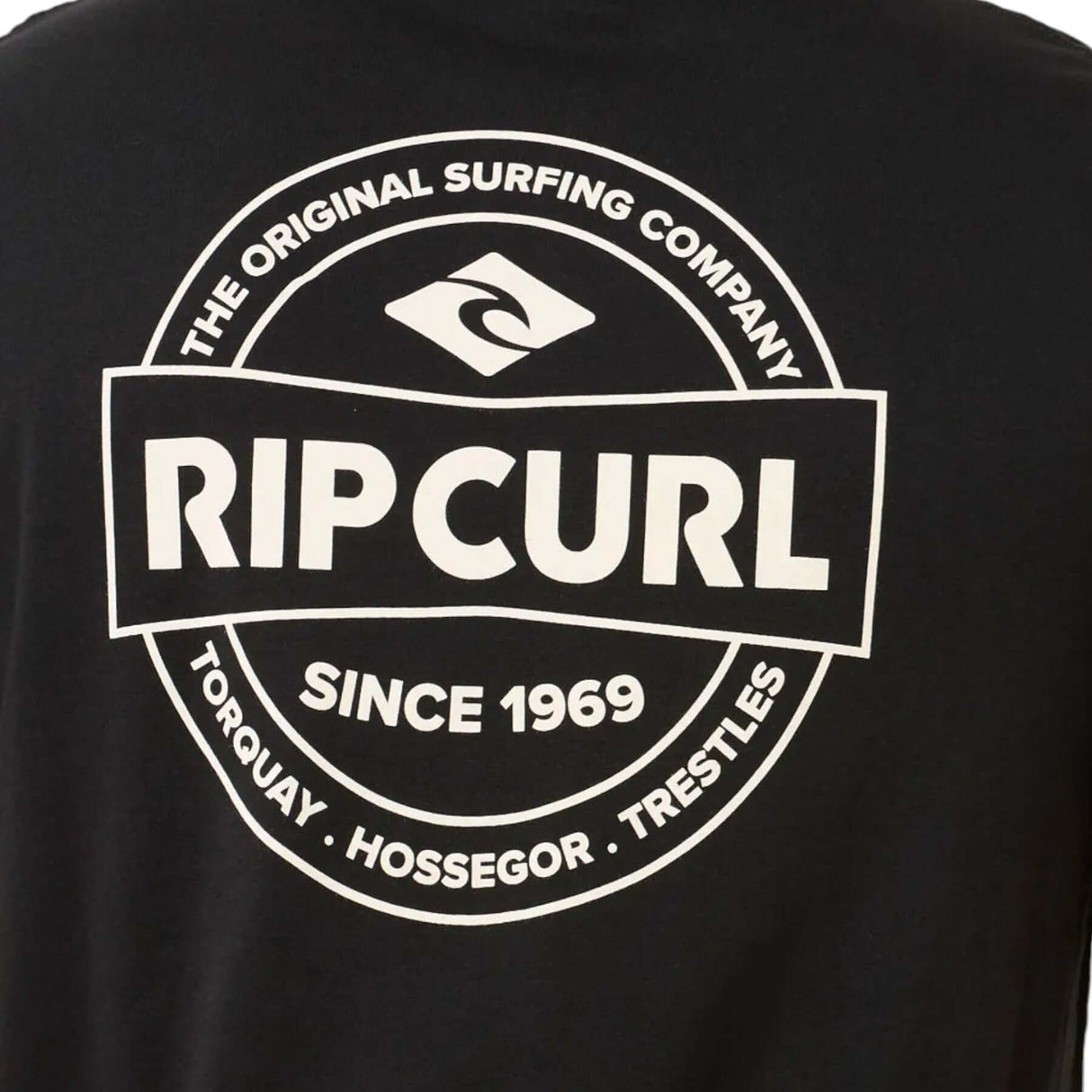 Ripcurl Men's Staple T-Shirt Black / Small-Black / Medium-Black / Large-Black / X-Large-Bone / Small #- 53 Degrees North 