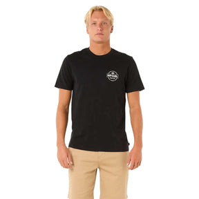 Ripcurl Men's Staple T-Shirt Black / Small-Black / Medium-Black / Large-Black / X-Large-Bone / Small #- 53 Degrees North 