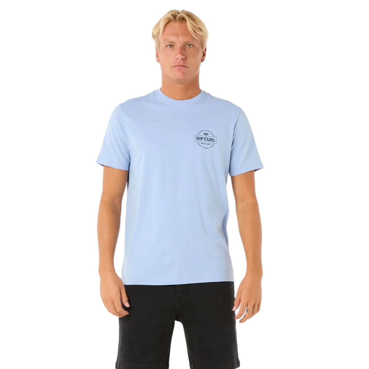 Ripcurl Men's Staple T-Shirt Black / Small-Black / Medium-Black / Large-Black / X-Large-Bone / Small #- 53 Degrees North 