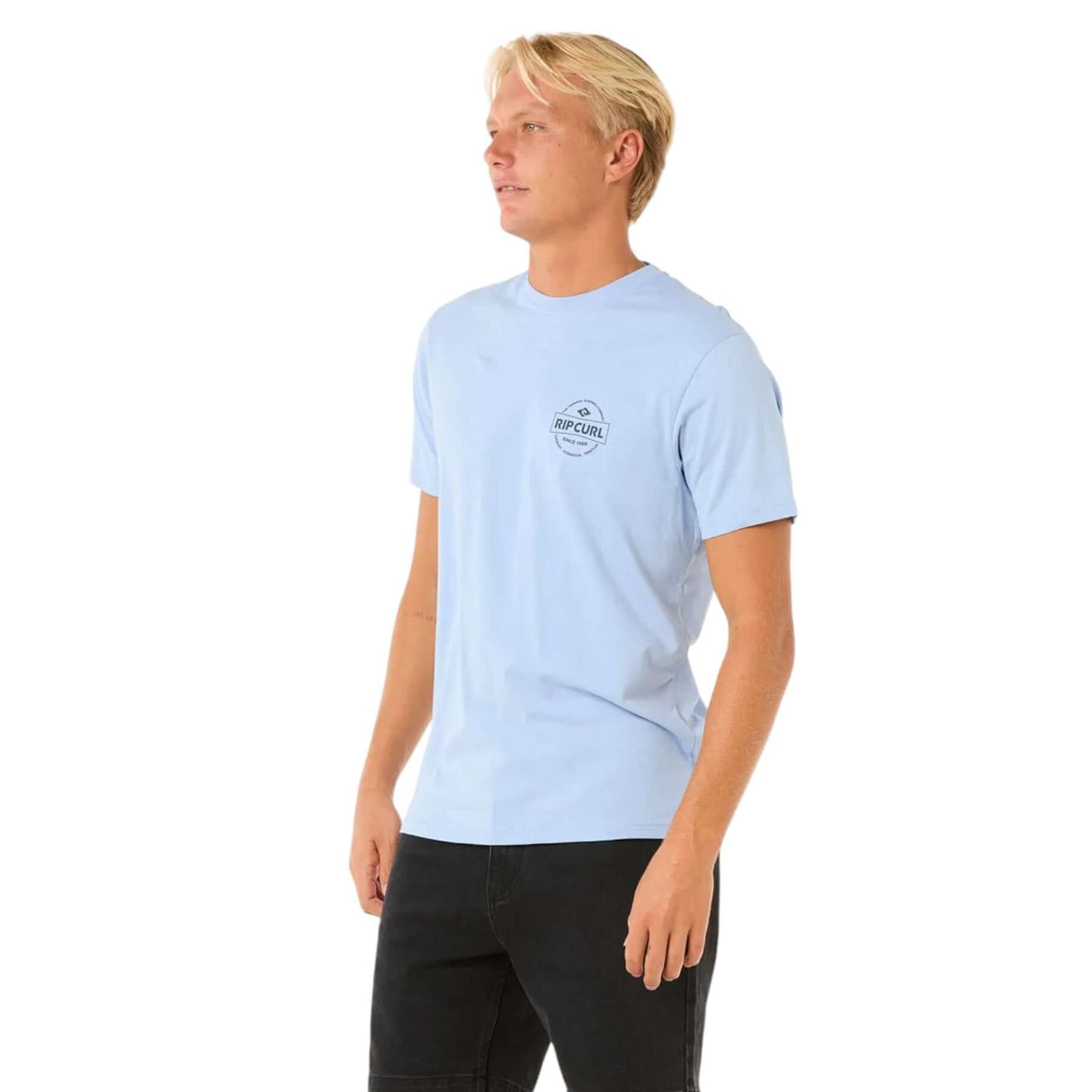 Ripcurl Men's Staple T-Shirt Black / Small-Black / Medium-Black / Large-Black / X-Large-Bone / Small #- 53 Degrees North 