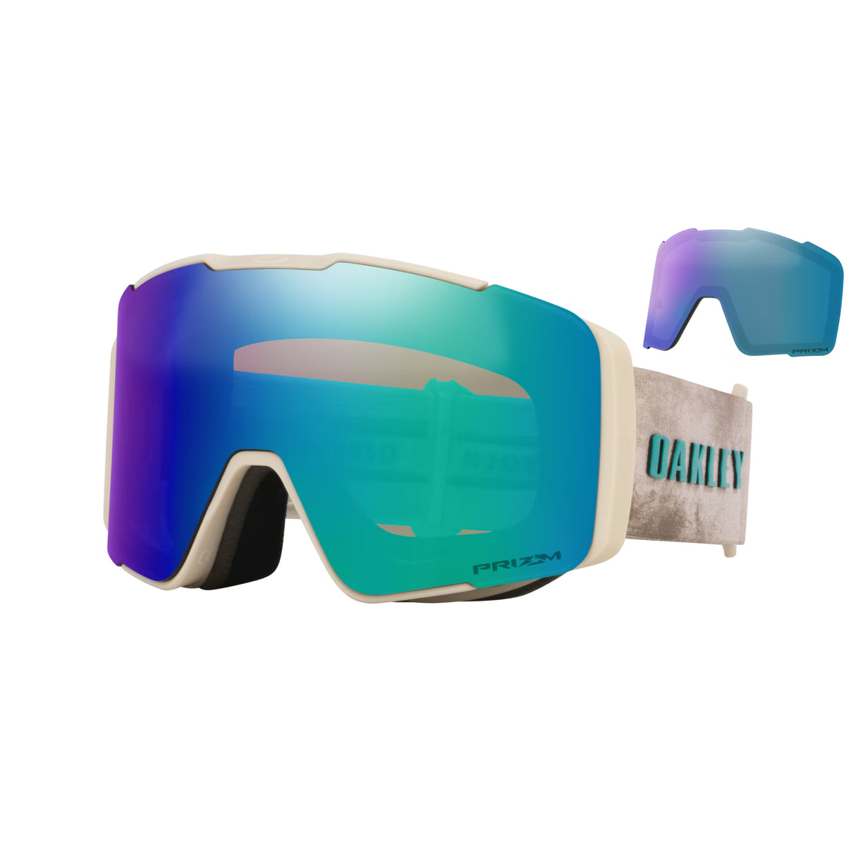 Oakley Line Miner Pro L - Jamie Anderson Signature - Ski Goggles Prizm Argon & Prizm Iced-Matte Black/Prizm Argon & Prizm Iced #- 53 Degrees North 