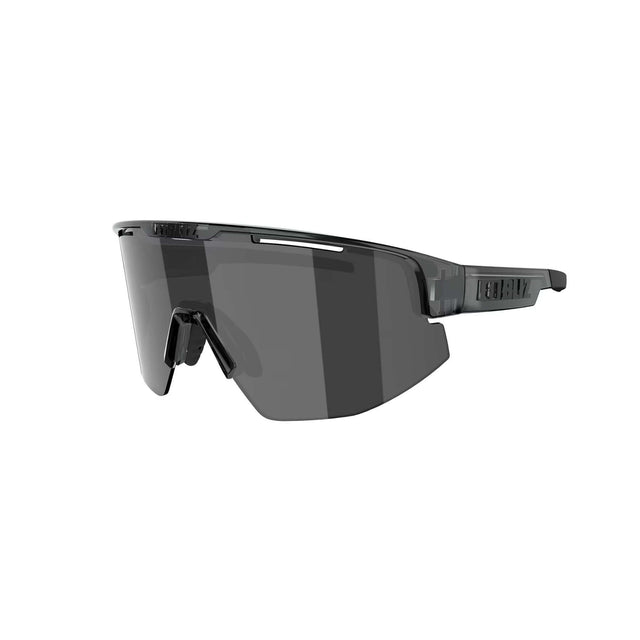 Bliz Matrix Small Sunglasses Crystal Black / Smoke Silver Mirror #- 53 Degrees North 