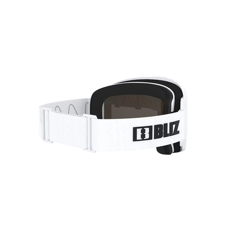 Bliz Rave Ski Goggles Matt White/Black Logo / Brown/Pink Multi #- 53 Degrees North 