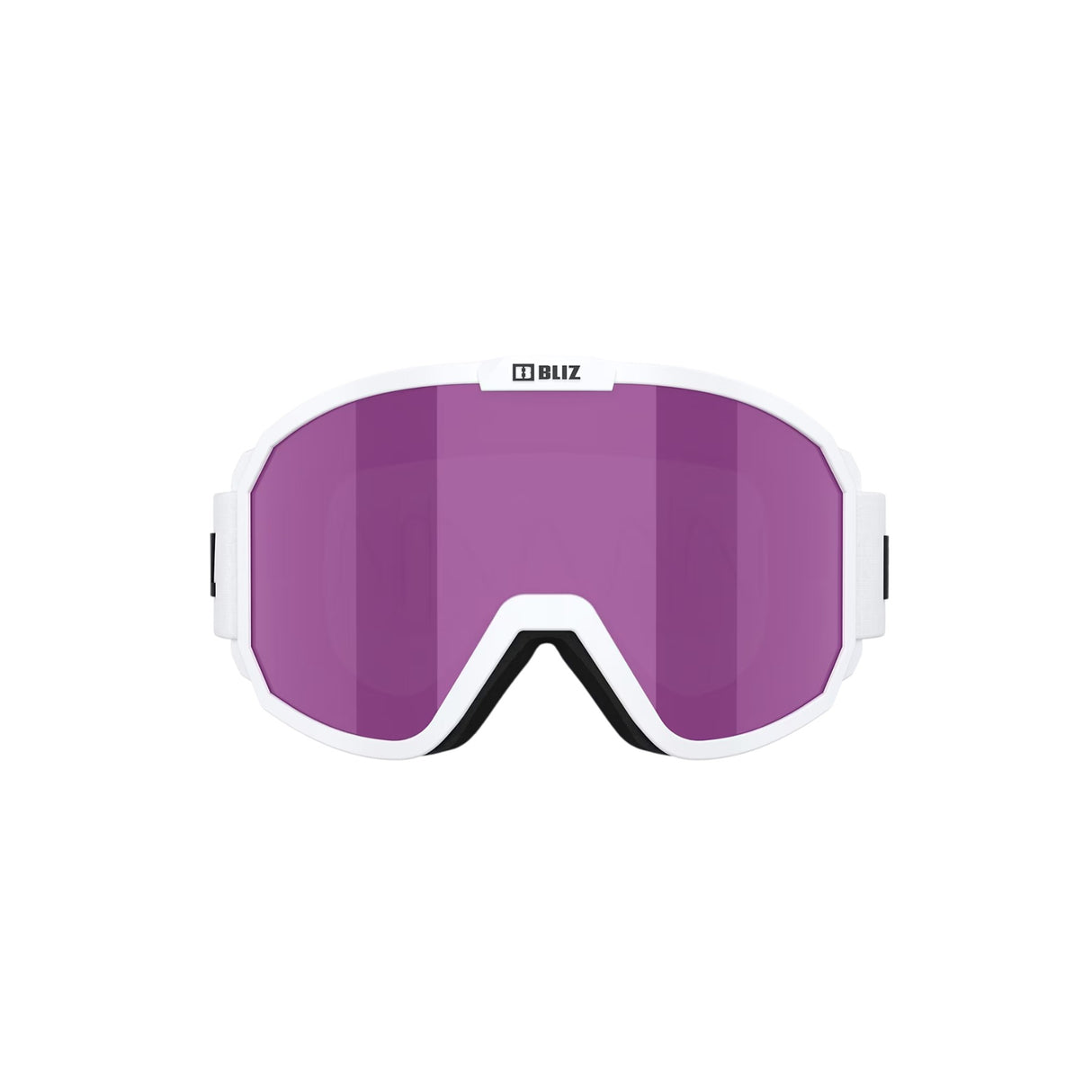 Bliz Rave Ski Goggles Matt White/Black Logo / Brown/Pink Multi #- 53 Degrees North 