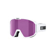 Bliz Rave Ski Goggles Matt White/Black Logo / Brown/Pink Multi #- 53 Degrees North 