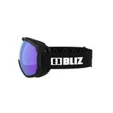 Bliz Charge OTG Ski Goggles Matte Black/Light Orange with Blue Multi-Matte White/Brown with Pink Multi-Matte Grey/Smoke with Ice Blue Multi #- 53 Degrees North 