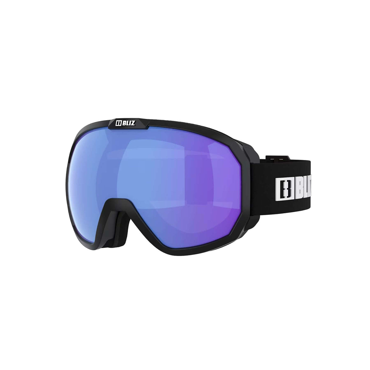 Bliz Charge OTG Ski Goggles Matte Black/Light Orange with Blue Multi-Matte White/Brown with Pink Multi-Matte Grey/Smoke with Ice Blue Multi #- 53 Degrees North 