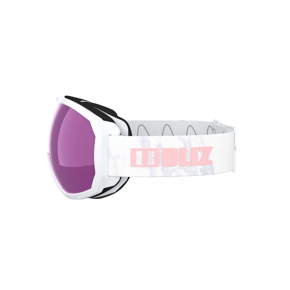 Bliz Charge OTG Ski Goggles Matte Black/Light Orange with Blue Multi-Matte White/Brown with Pink Multi-Matte Grey/Smoke with Ice Blue Multi #- 53 Degrees North 