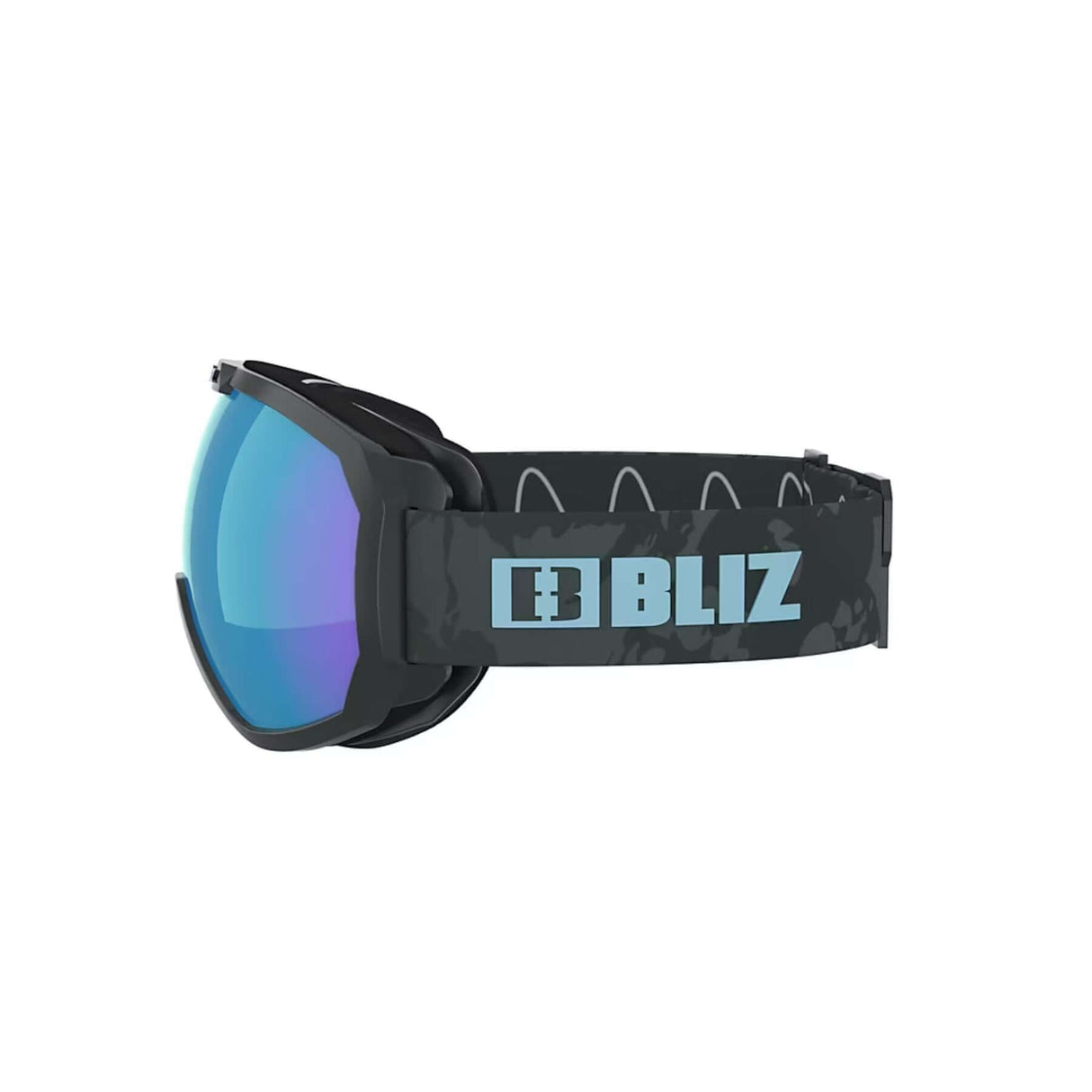 Bliz Charge OTG Ski Goggles Matte Black/Light Orange with Blue Multi-Matte White/Brown with Pink Multi-Matte Grey/Smoke with Ice Blue Multi #- 53 Degrees North 