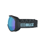 Bliz Charge OTG Ski Goggles Matte Black/Light Orange with Blue Multi-Matte White/Brown with Pink Multi-Matte Grey/Smoke with Ice Blue Multi #- 53 Degrees North 